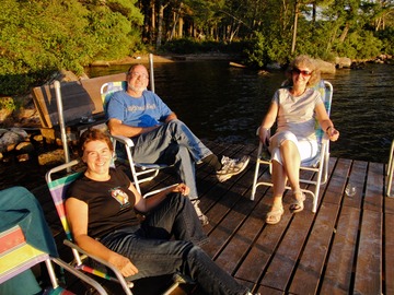 Kathy, Rick & Gitte
