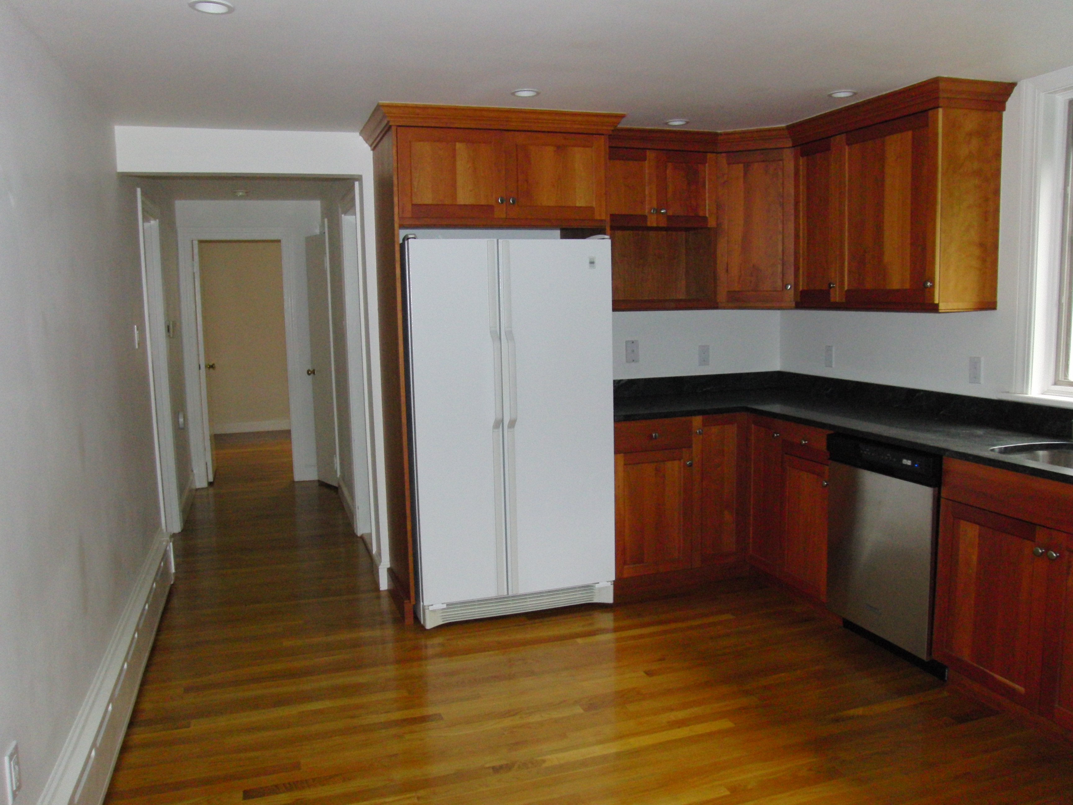 Kitchen to library