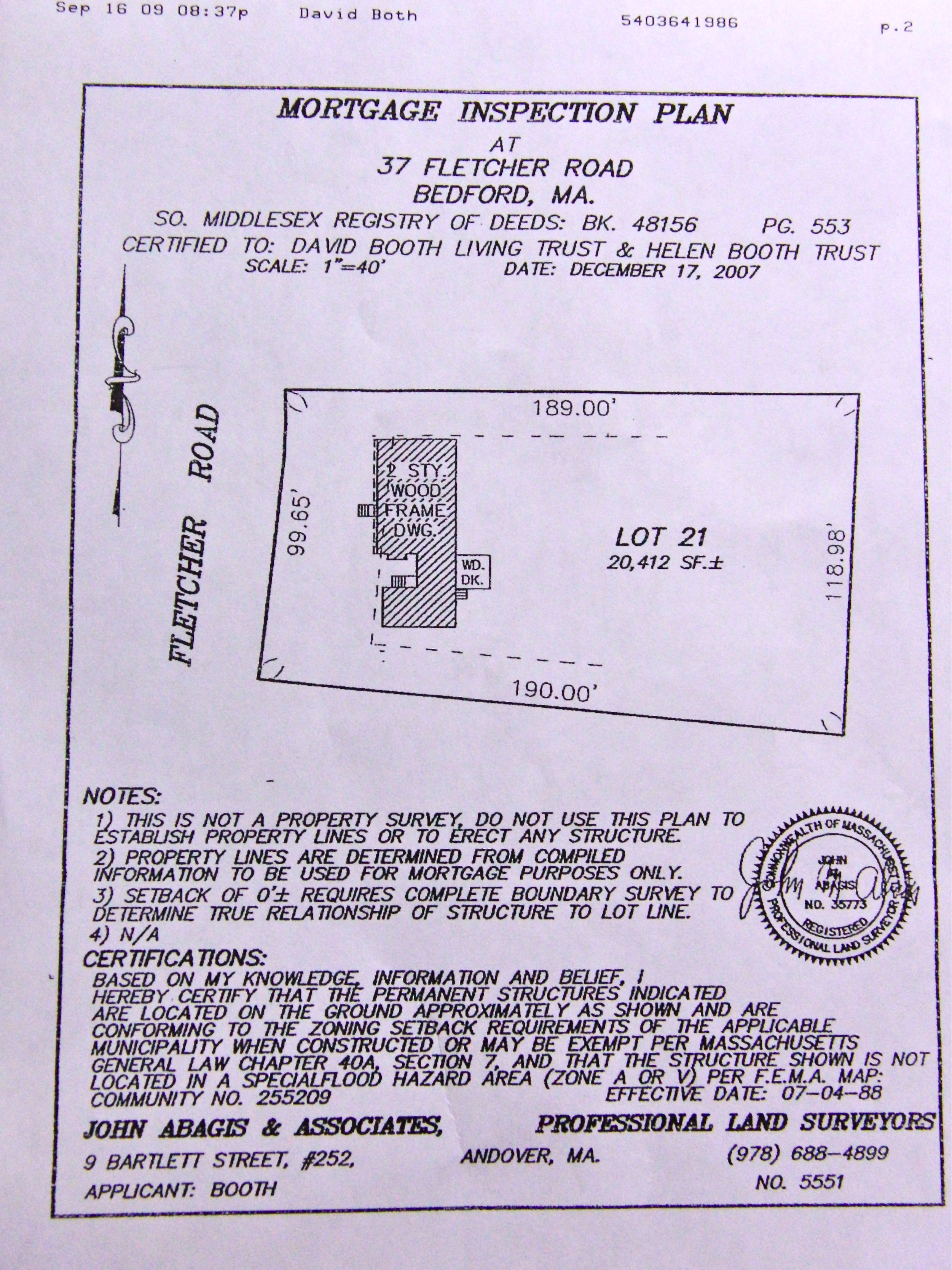 Plot plan