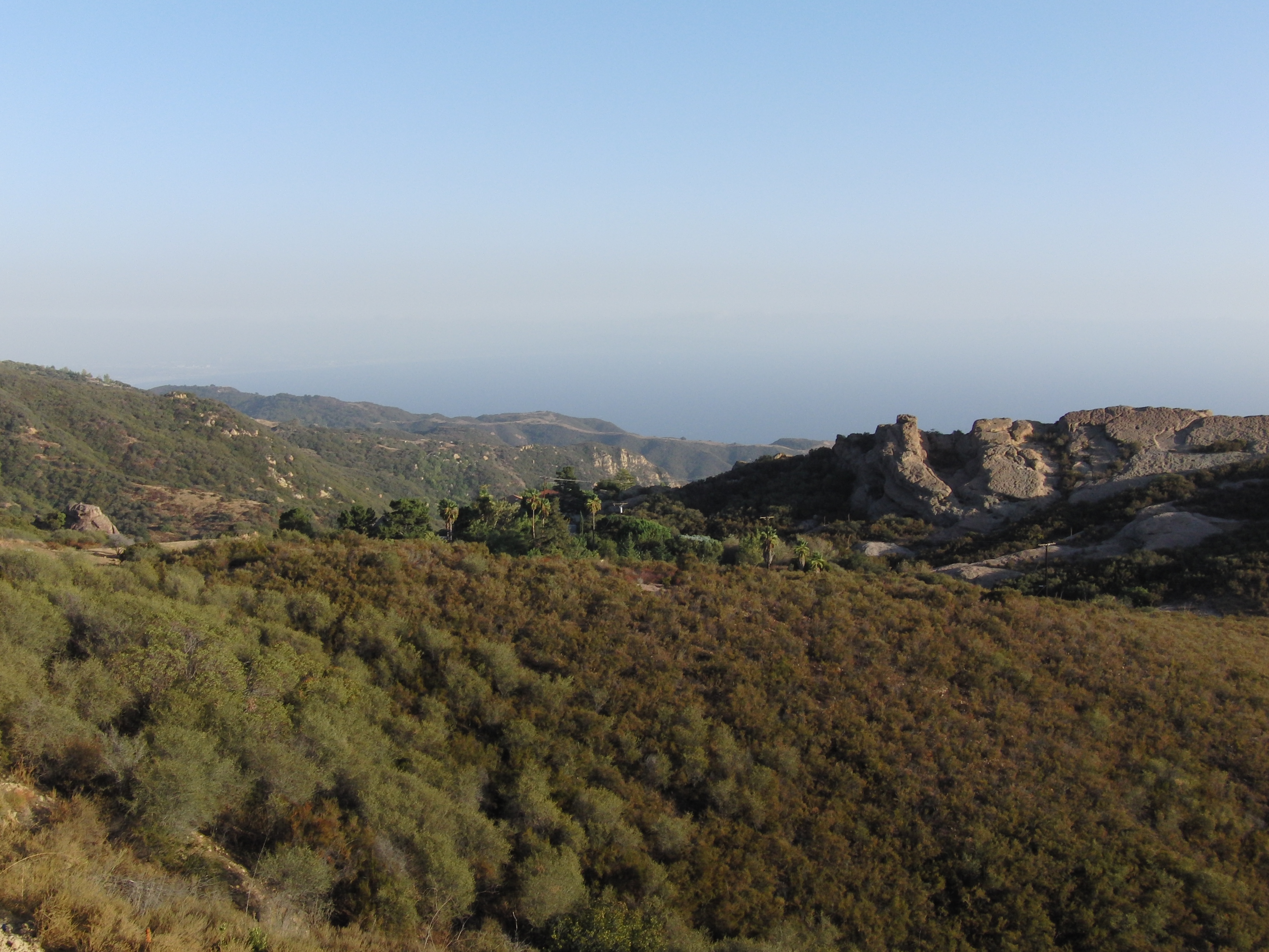Indian settlement above Malibu