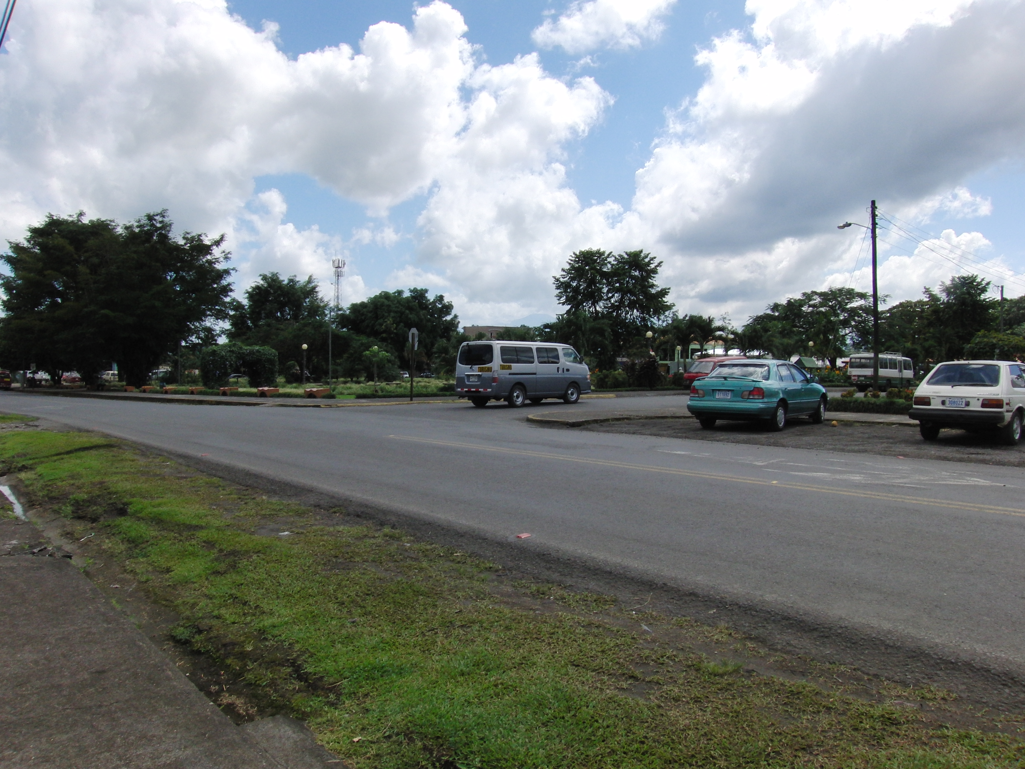 Our van in La Fortuna