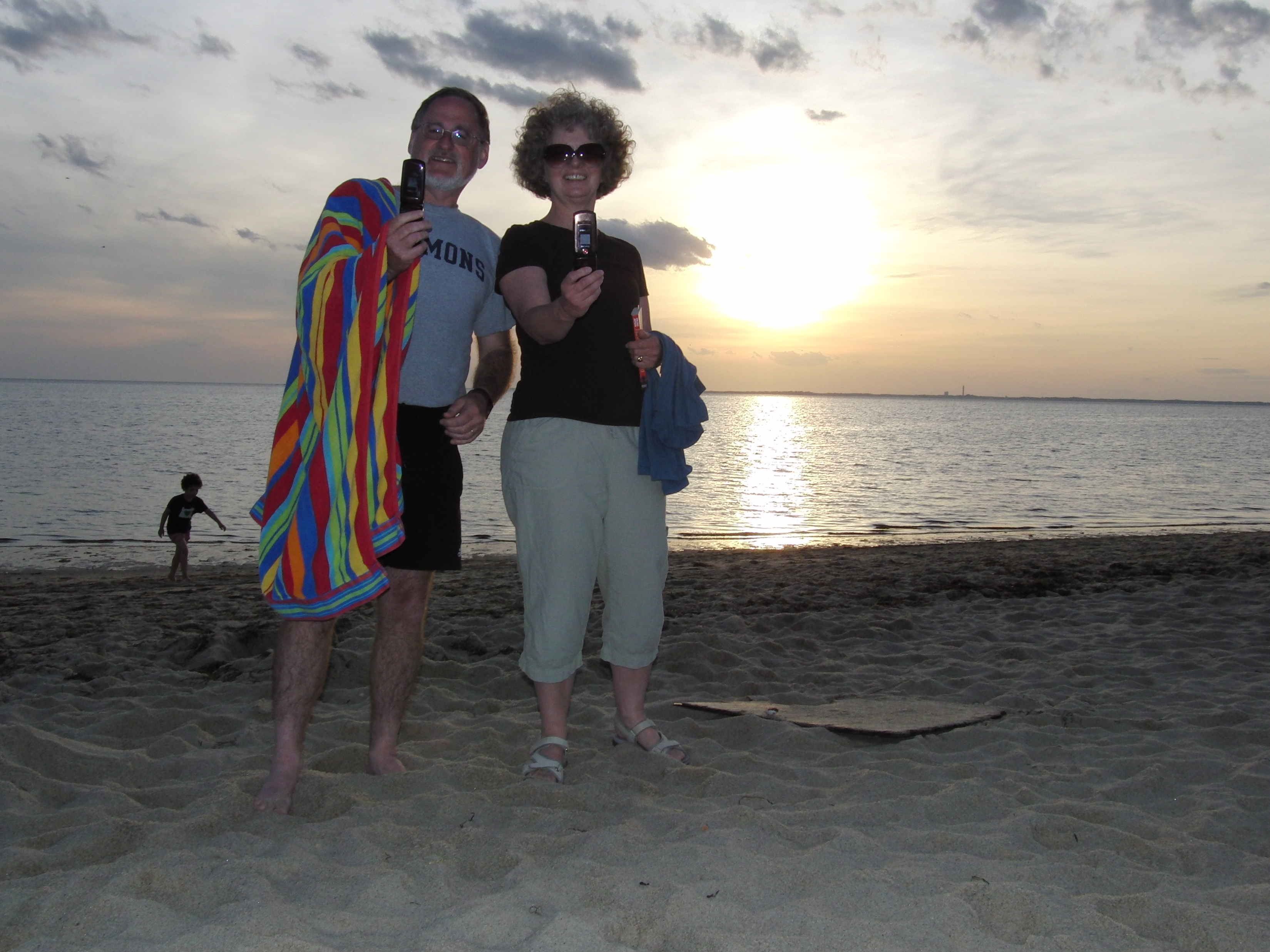 Rick & Gitte shoot Ben in the sunset