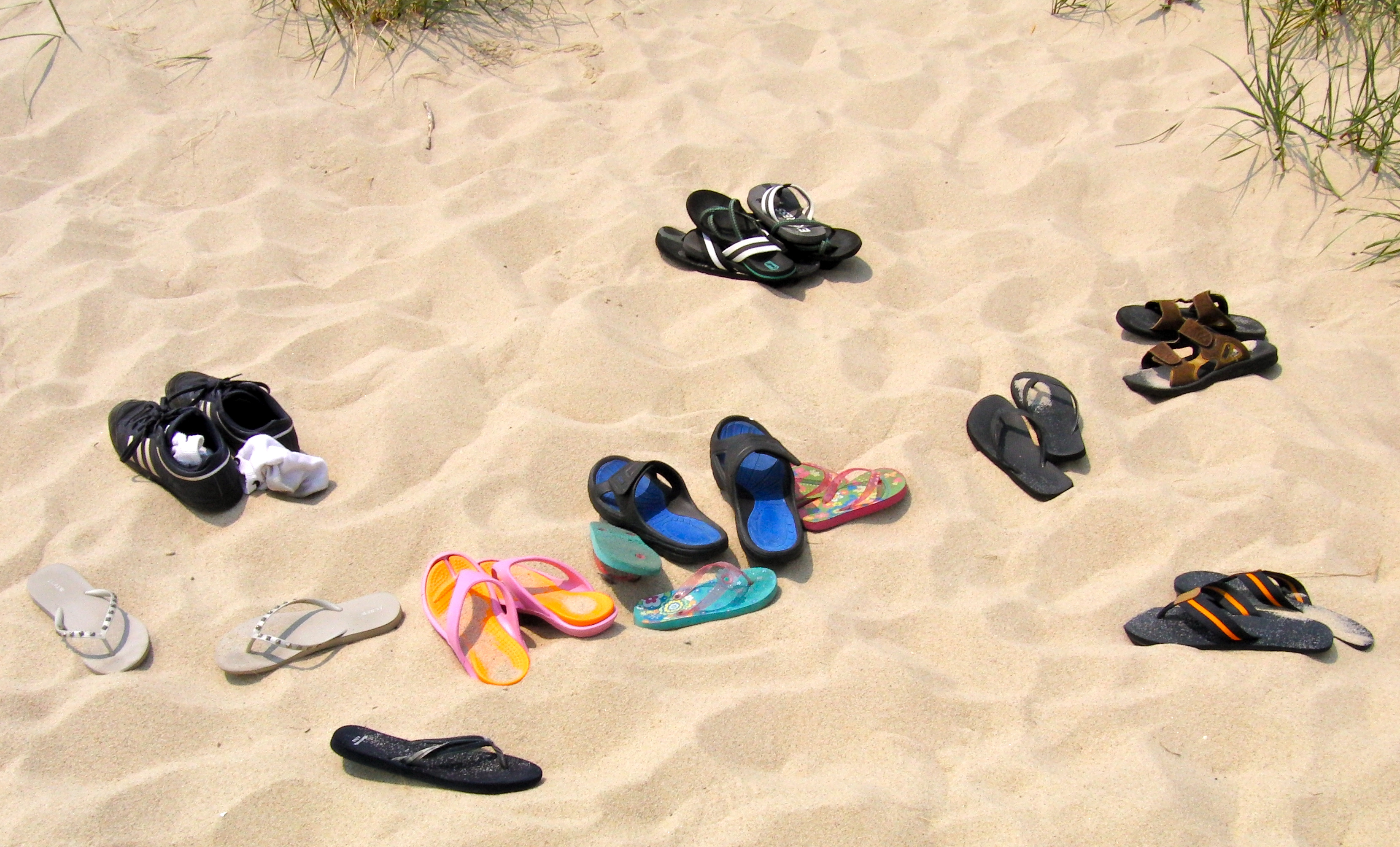Shoes on Chatham beach