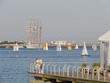 Solings on Boston Harbor
