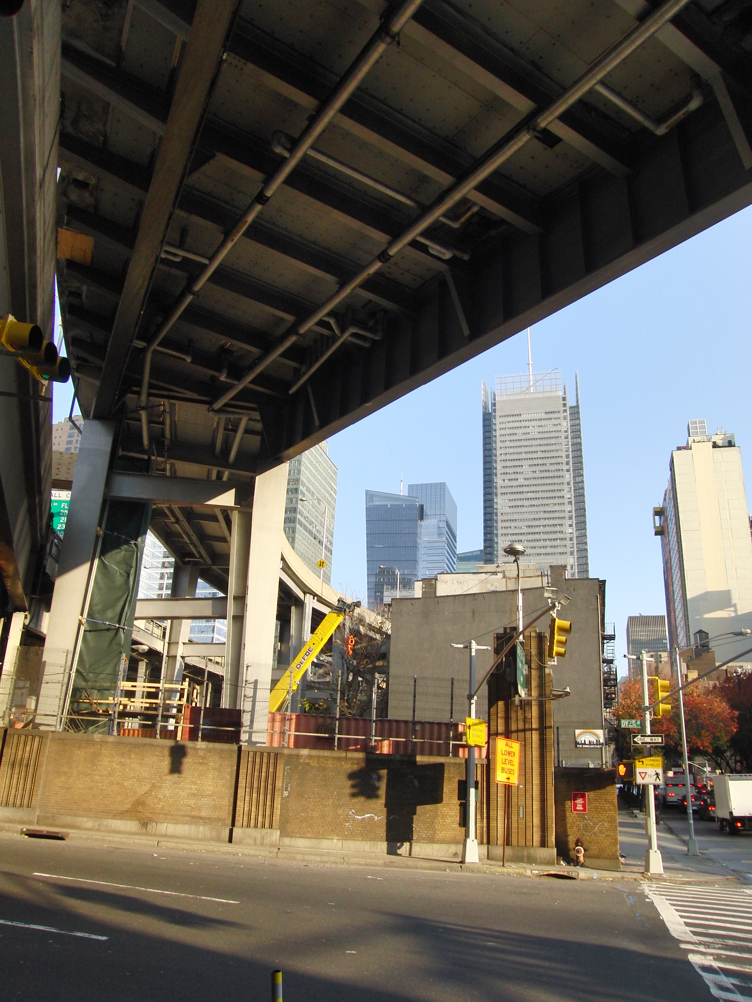 Bus ramp into Port Authority