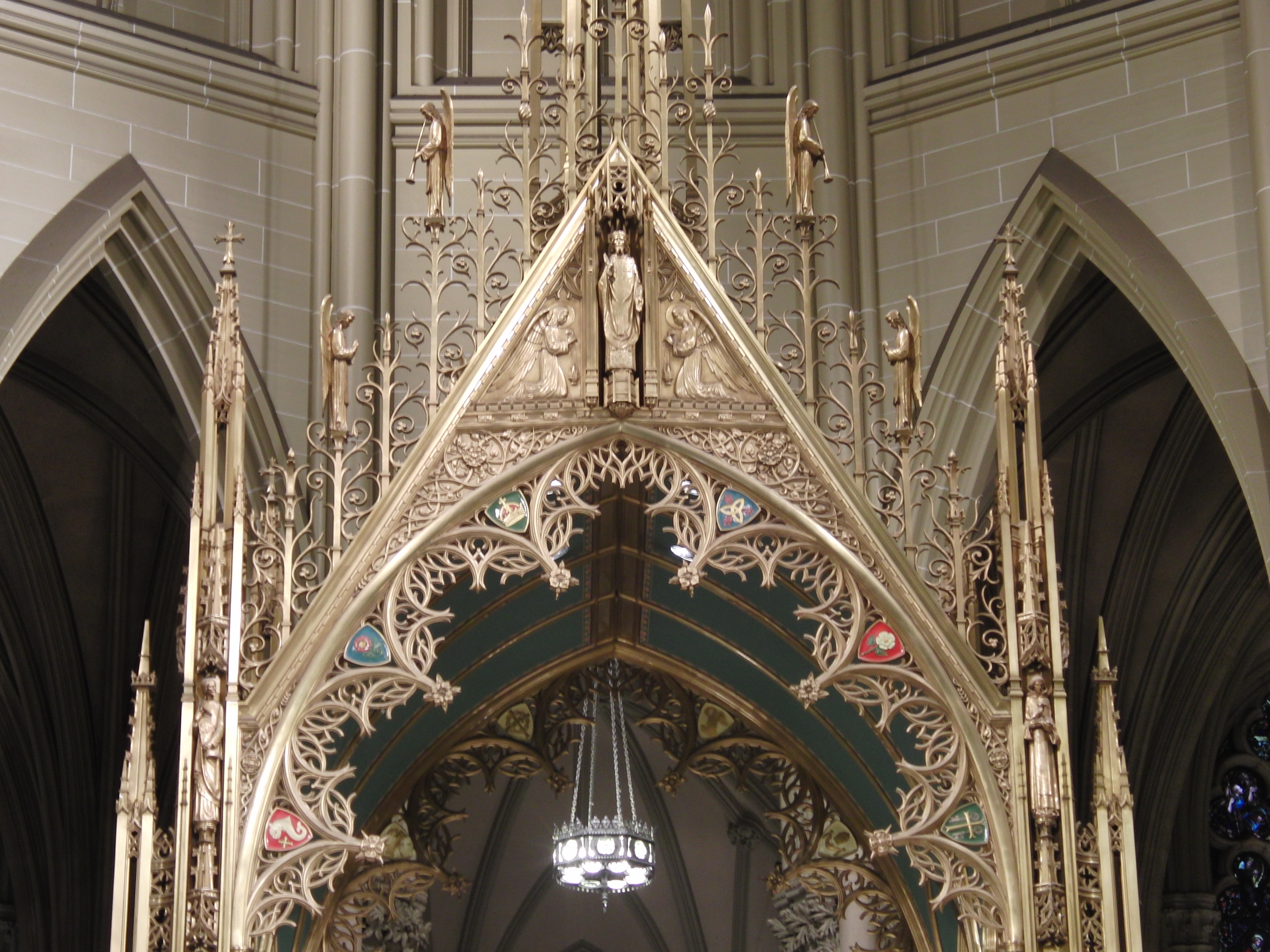 Altar (detail) at St. Pat's