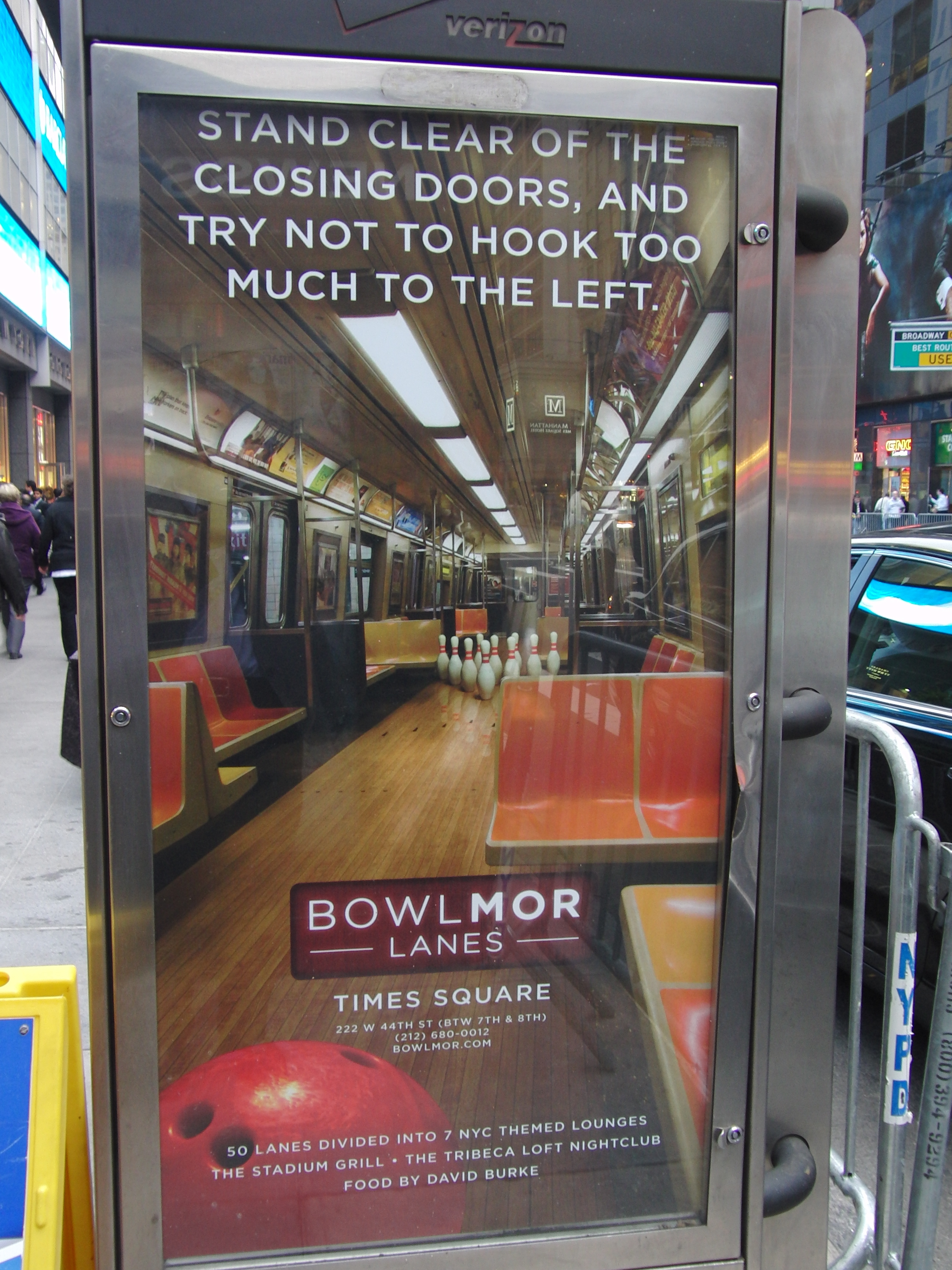 Amusing ad on the street