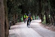 Arriving at Il Trebbiolo Relais
