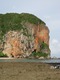 Cliffs in the beach area