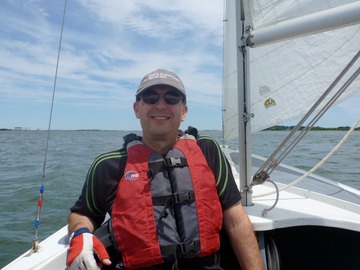 Ben on Boston Harbor