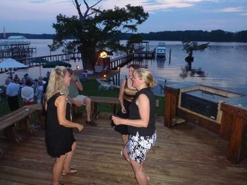 The gals dancing