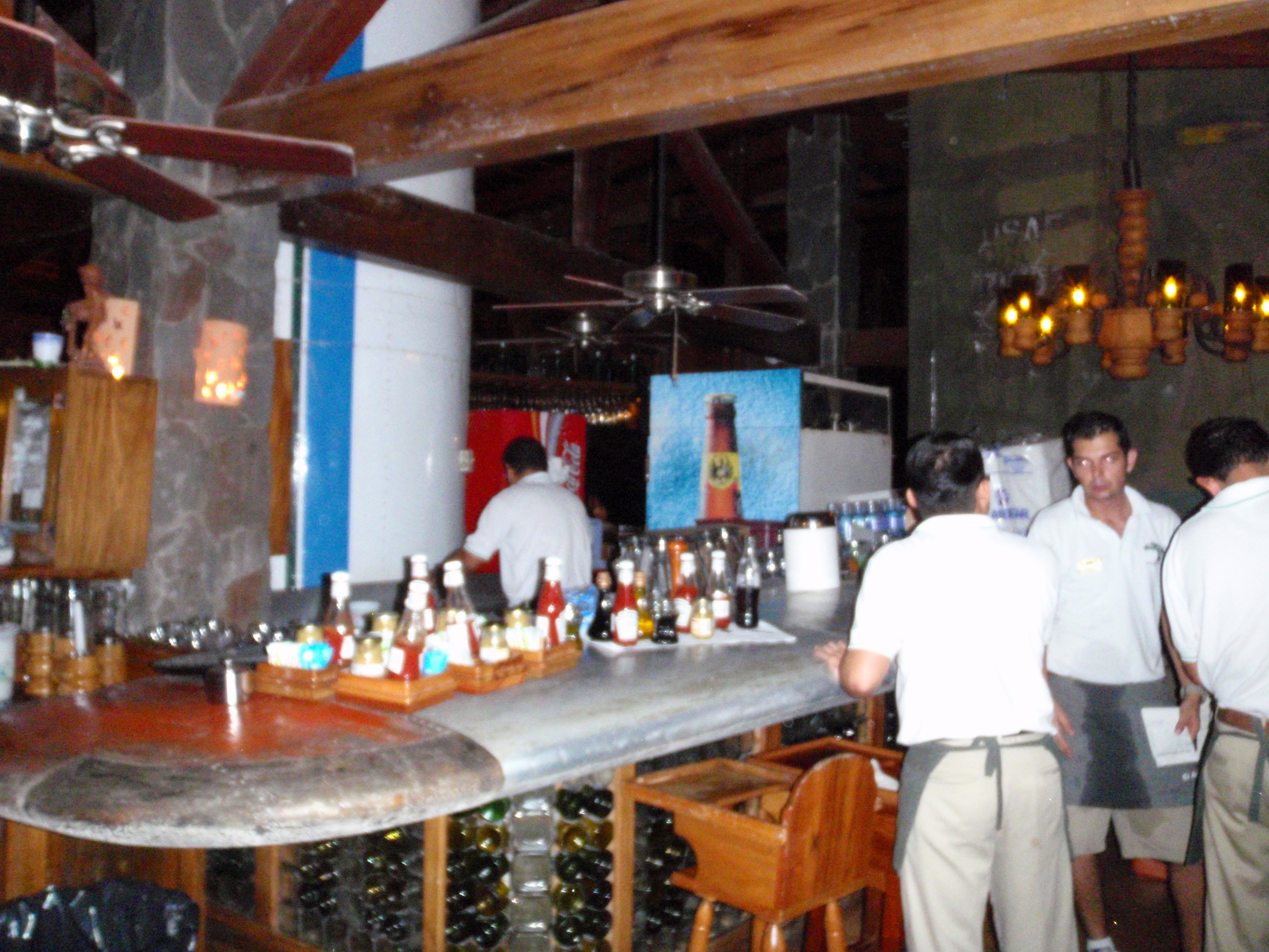 The tail wing is the upstairs bar
