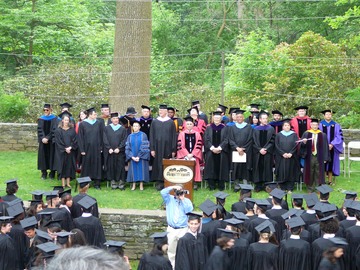 Faculy at Baccalaureate Ceremony