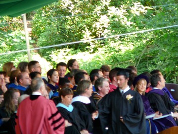 Ross greets President Blum
