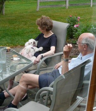 Renee, Toby, and Papa