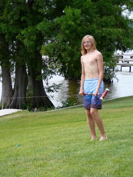 James at croquet