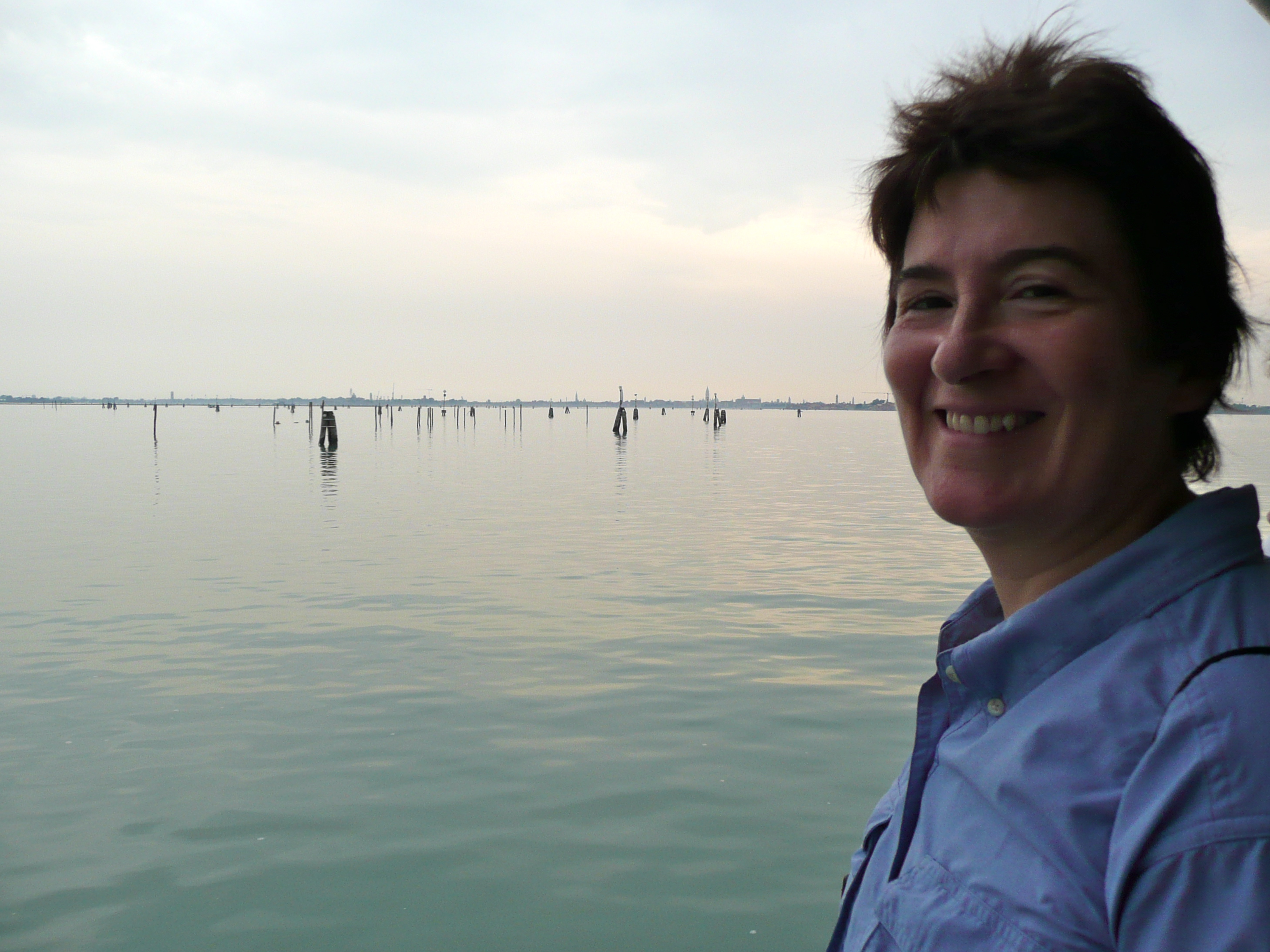 Kathy and the lagoon