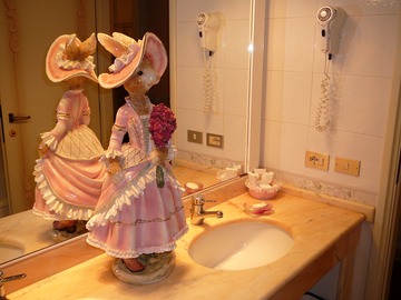 Our "lady of the bathroom" in Ferrara