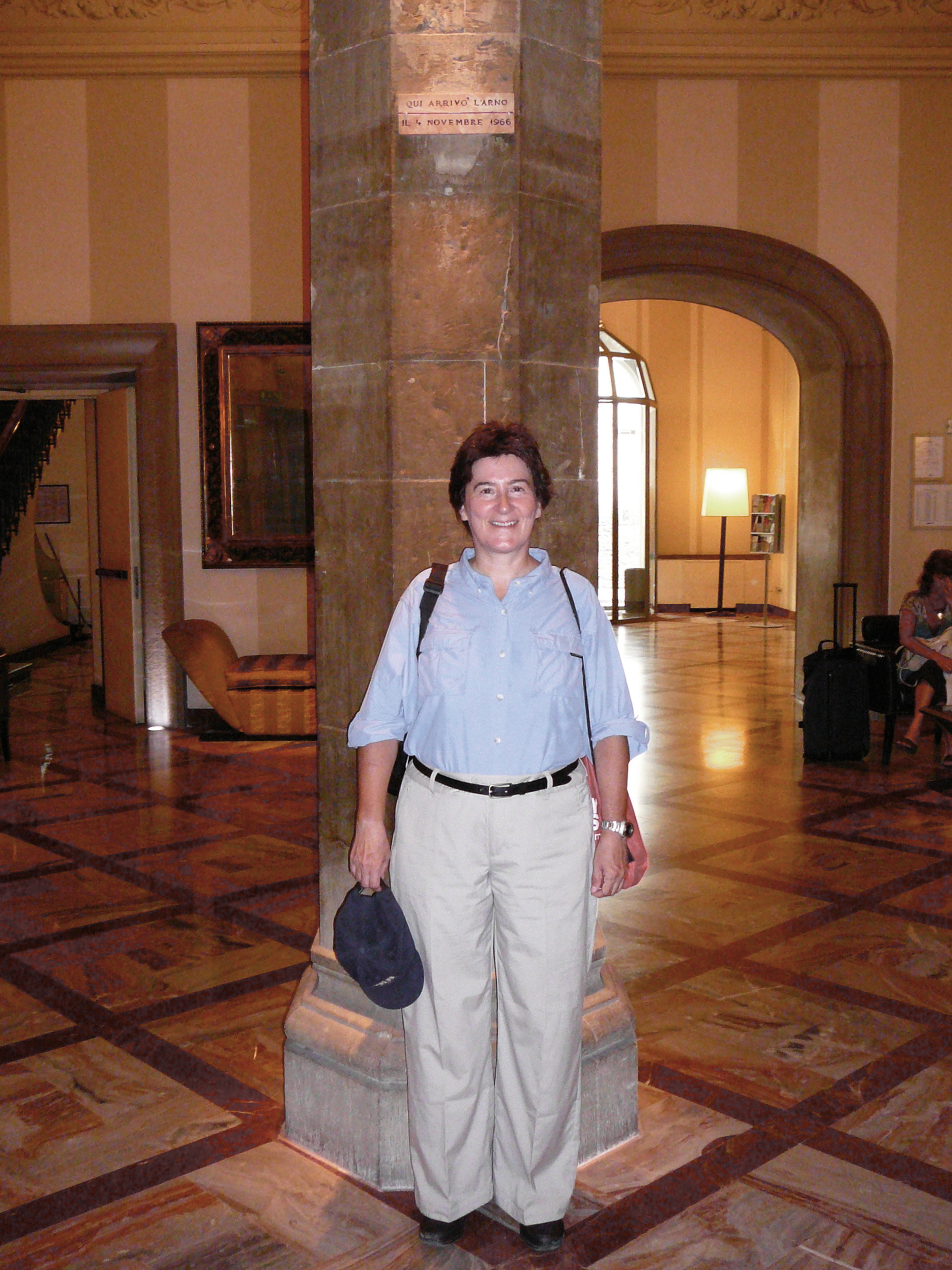 Kathy in our hotel