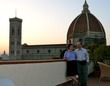 Kathy & Ben up on the roof