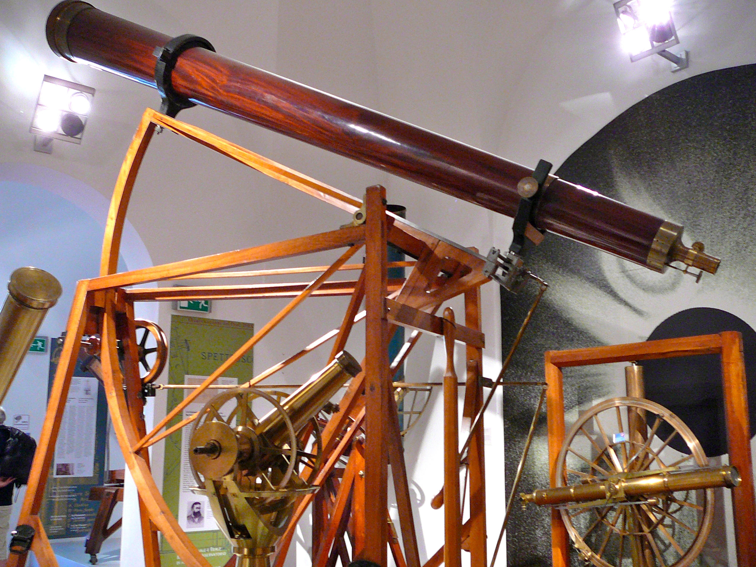 Telescope in the science museum