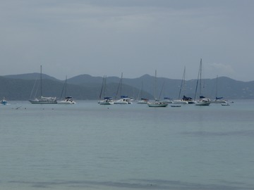 Great Harbour, Jost van Dyke.  Virgin Bouy in center