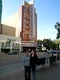 Kate & Mary in front of the Paramount