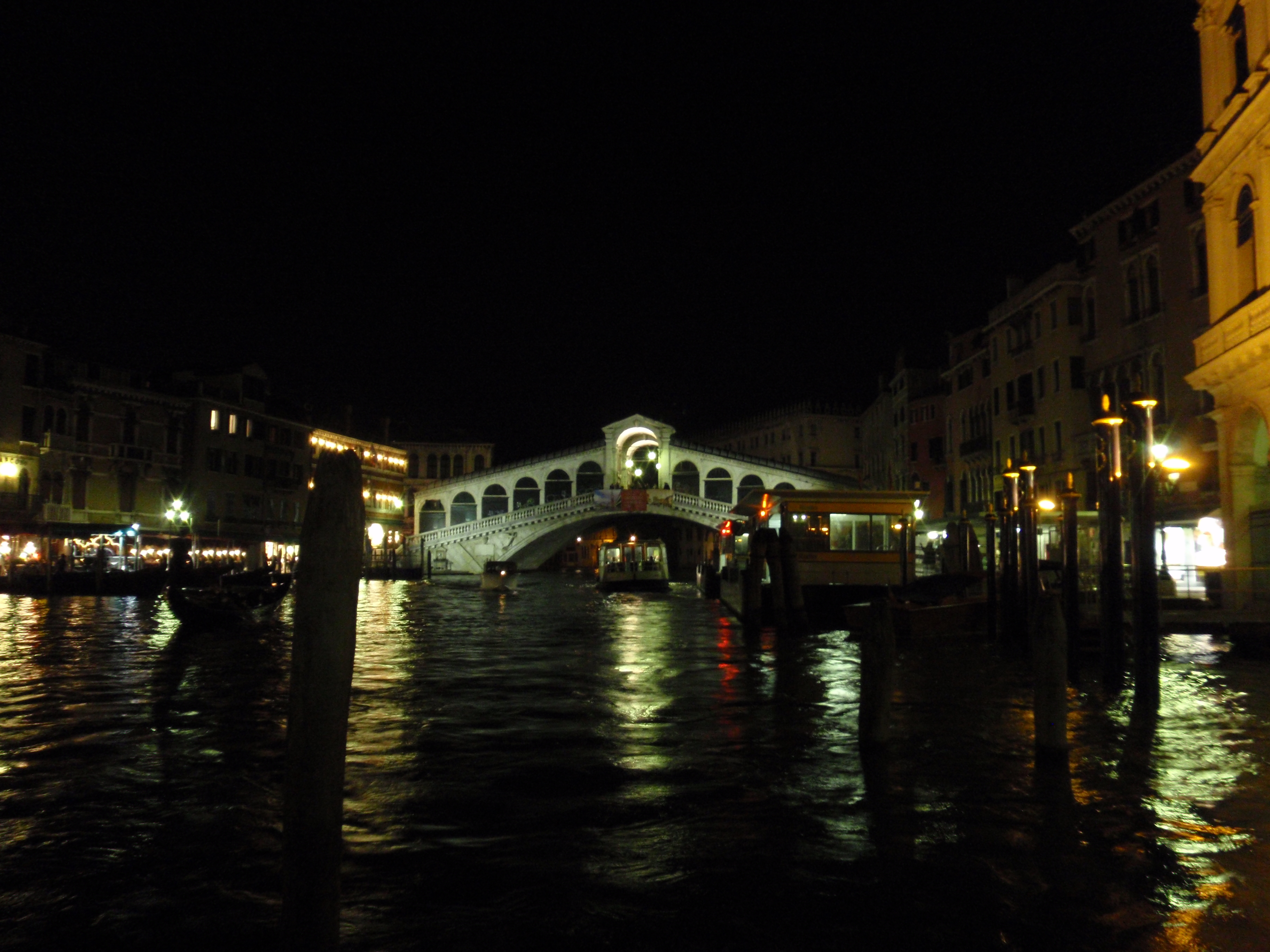 Rialto Bridge the first evening