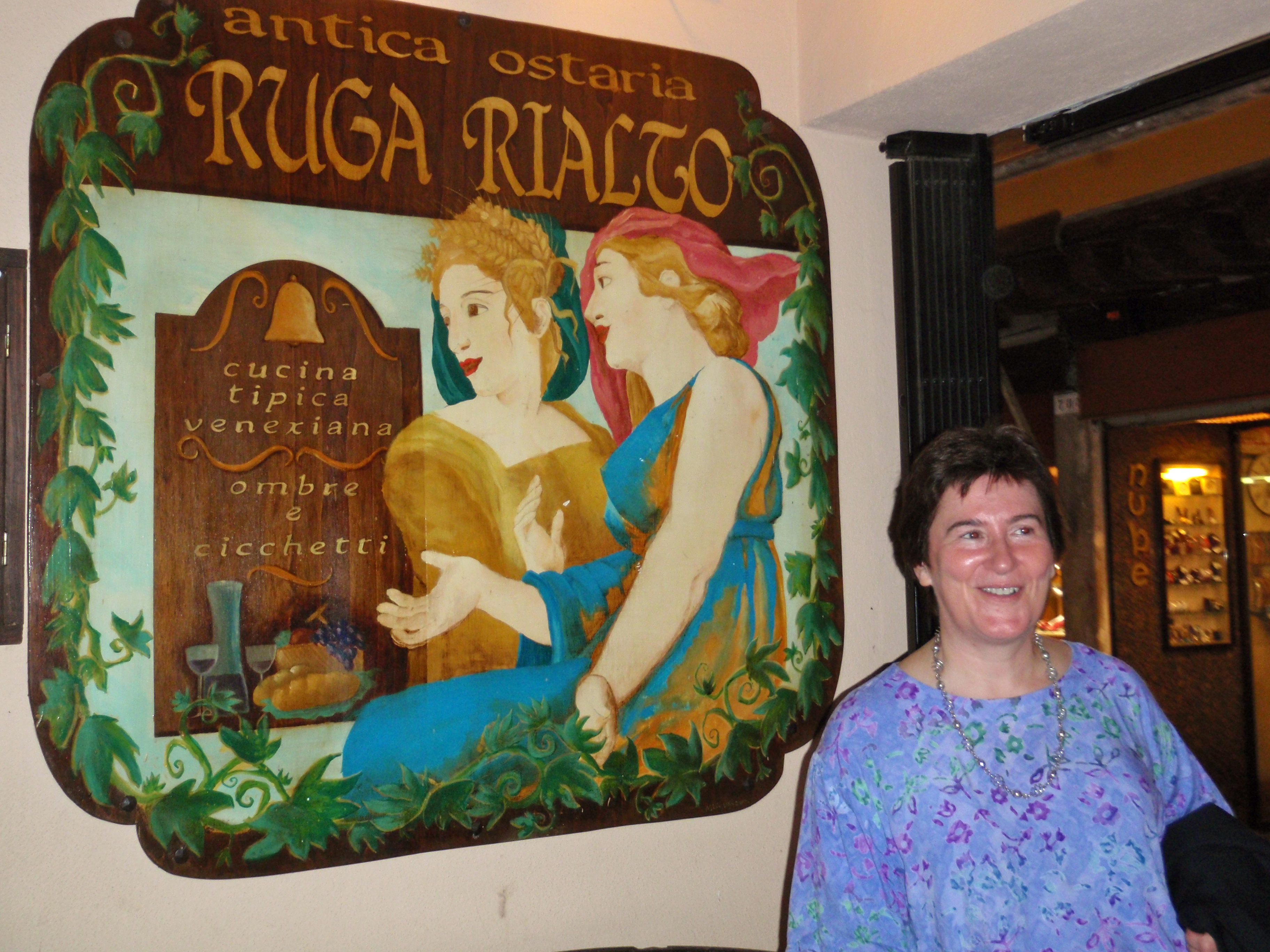 Kathy on the pub crawl