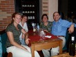 Happy dinner group