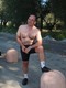 Ben shows off tan and socks