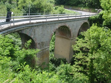 Bridge at the bottom of the 5 km downhill