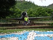 WWII fighter next to Castel del Rio