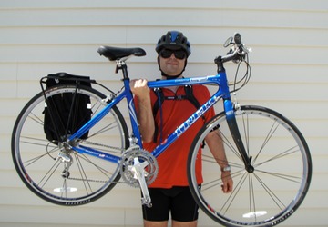 Ben and his new bike