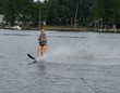 Jessica skiing
