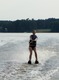 Emily skiing