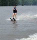 Kathy skiing