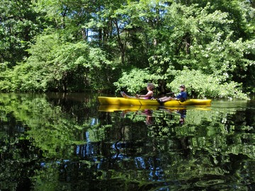 Gitte & Rick on the Assabet