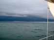 Ugly weather, but it outran us