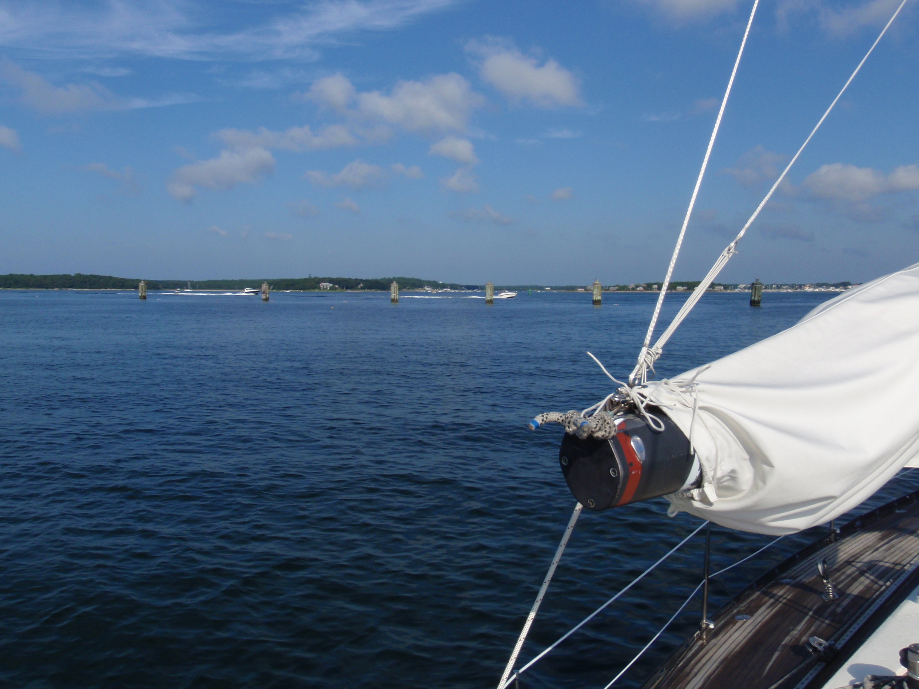 From our mooring