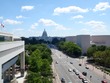 Capitol from the Newseum, Canadian embassy on left.