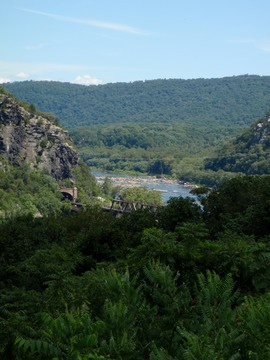 Potomac and railway tunnel