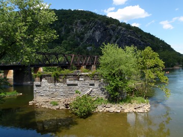 The old railroad bridge