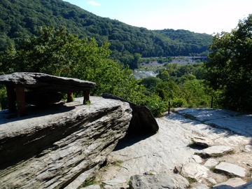 Jefferson Rock with Shenandoah behind