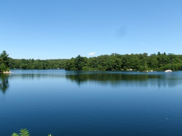 Hawkes pond in Lynnfield