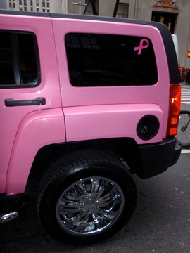 Hummer with a cause at Rockefeller Center
