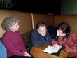 Choosing our martinis at the Westin