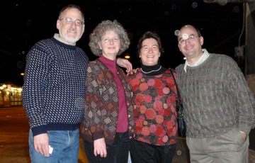 The four of us at Port Authority