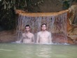 Ross & David in the hot spring