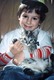 Ross holds his baby TC